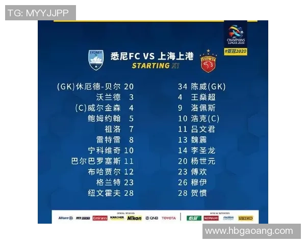 上港vs悉尼首发
